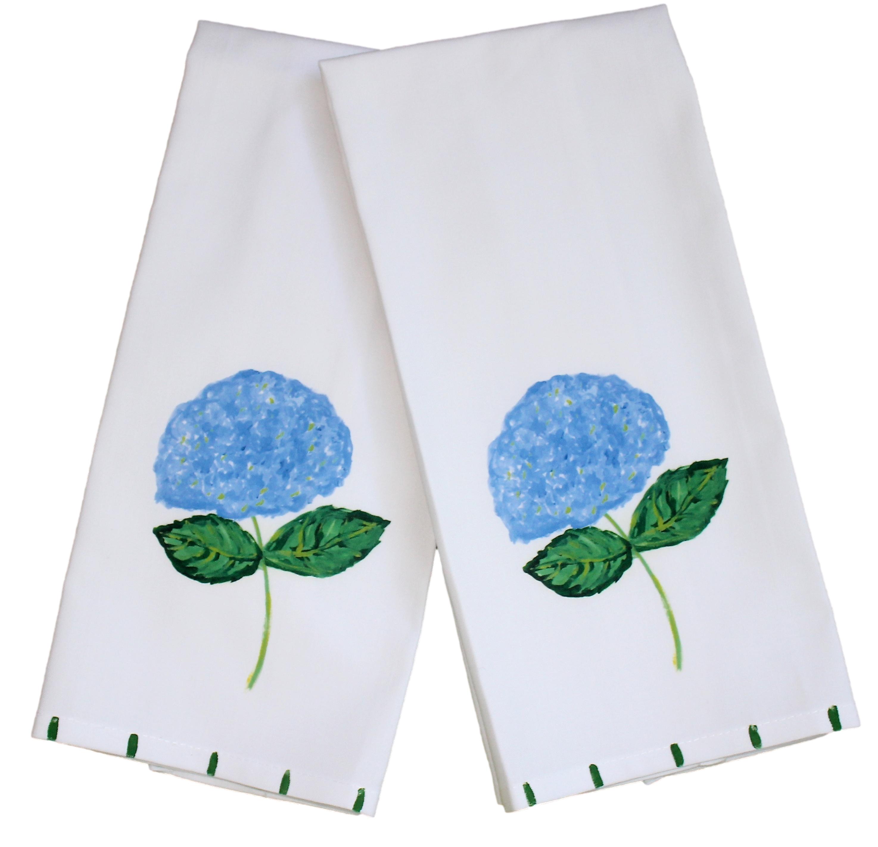 Blue Hydrangea Tea Towel - Thumbnail 3
