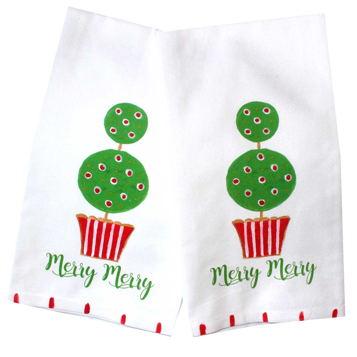 Christmas Topiary Tea Towel - Thumbnail 2