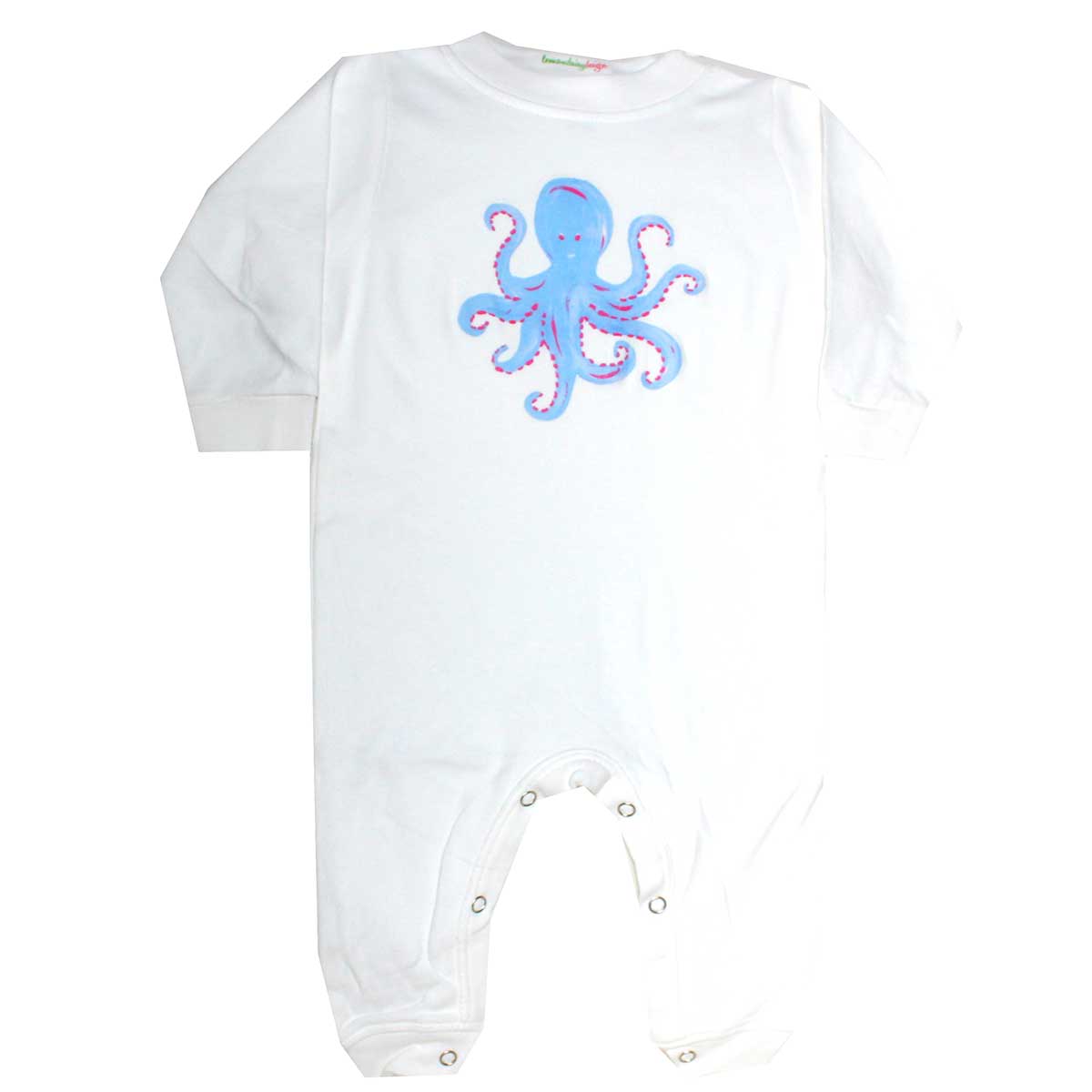 Periwinkle Octopus Long Sleeve Romper