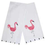 Pink Flamingo Kitchen Towel