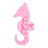 Pink Seahorse Kitchen Towel