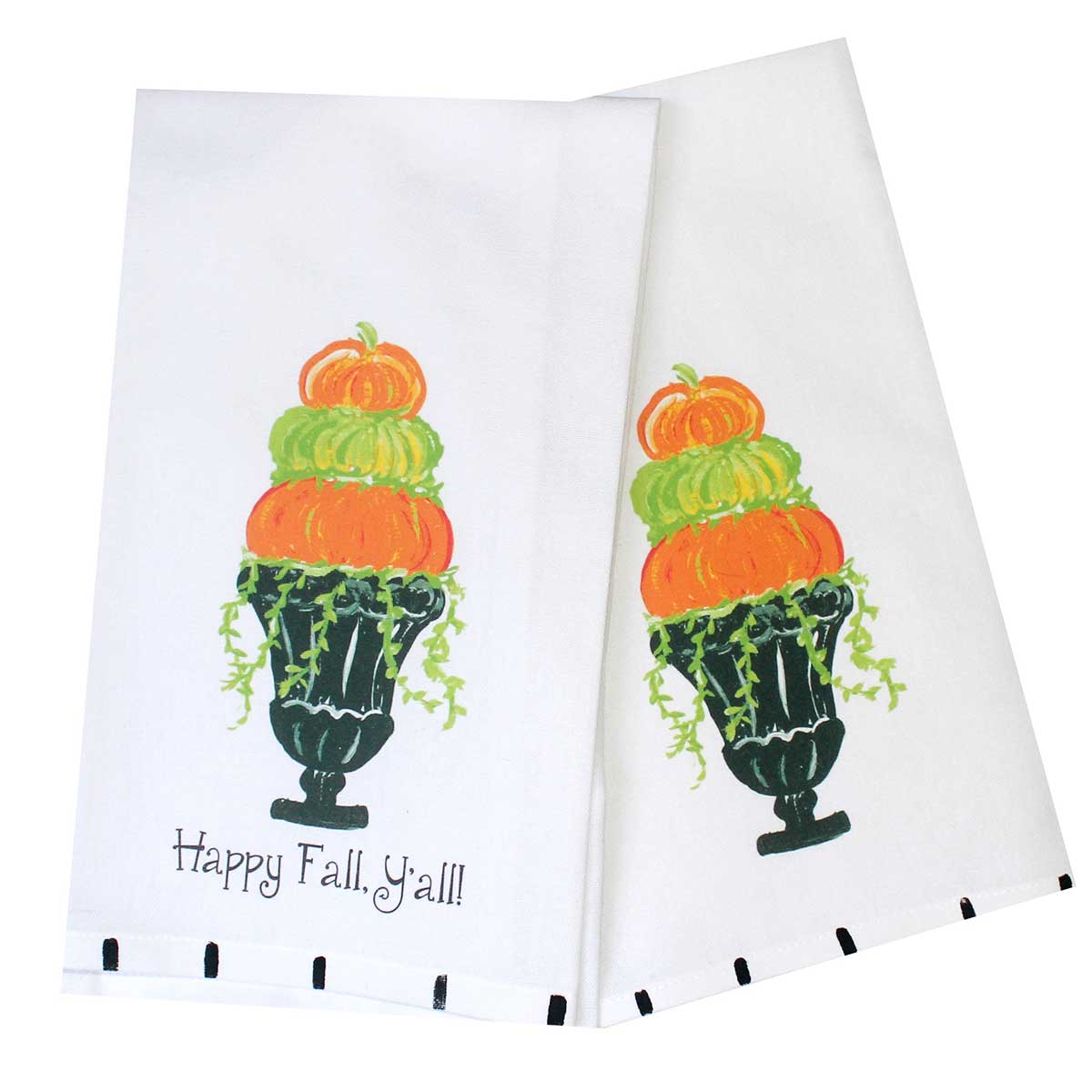 Pumpkin Topiary Tea Towel - Thumbnail 2