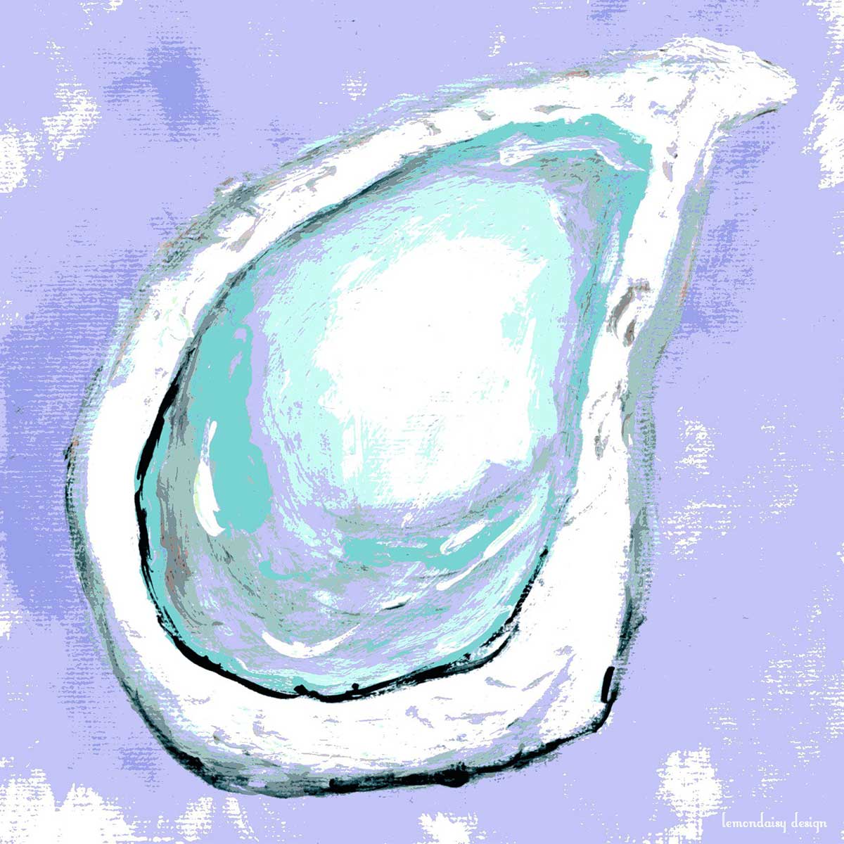 Oyster Art Tea Towel - Thumbnail 2
