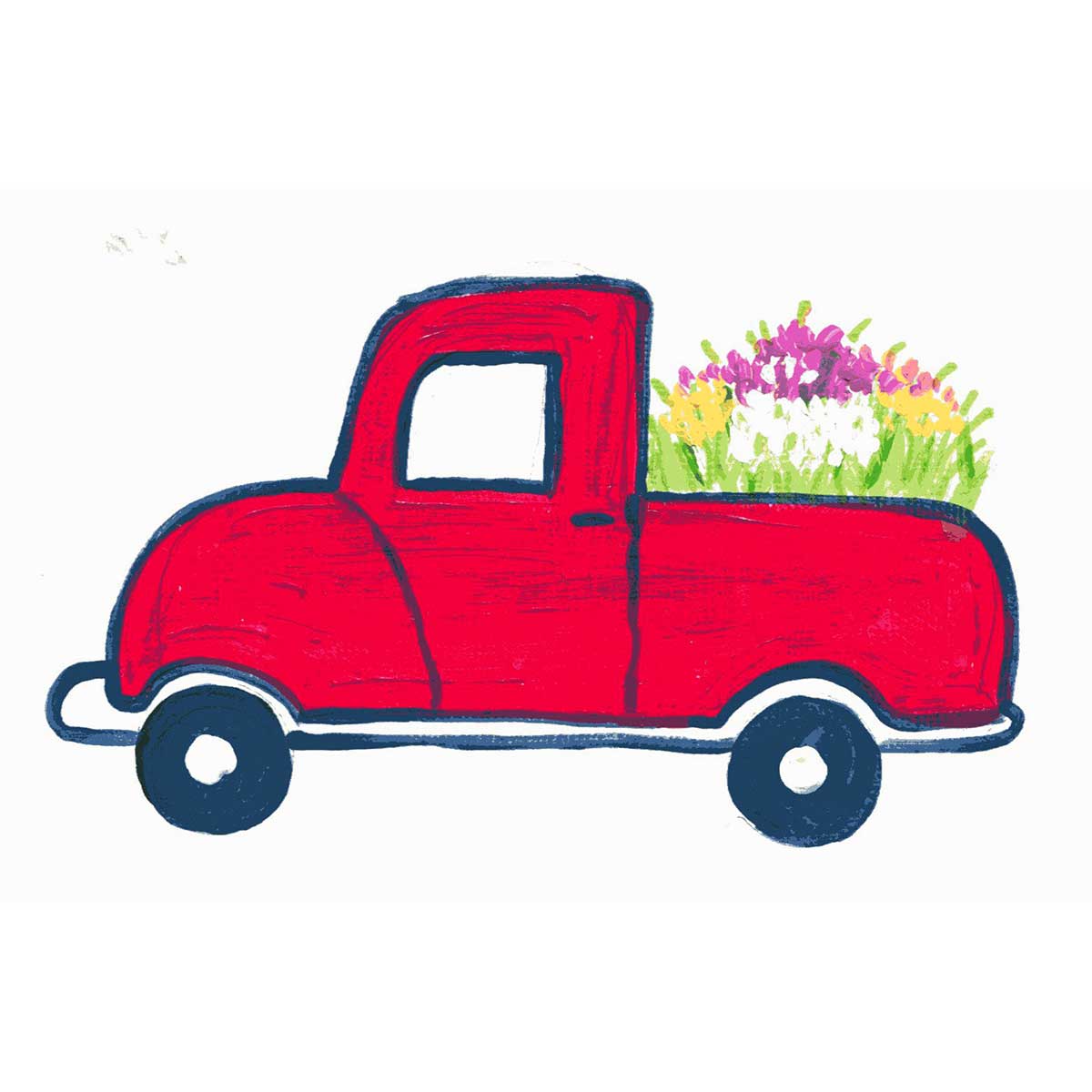 Flower Truck Tea Towel - Thumbnail 4