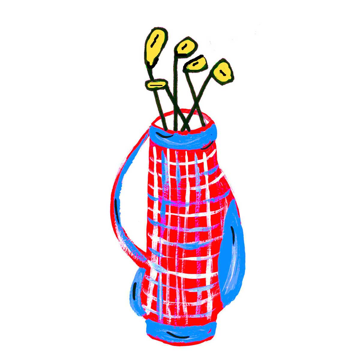 Golf Bag Tea Towel - Thumbnail 2