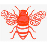 Red Honey Bee Bib