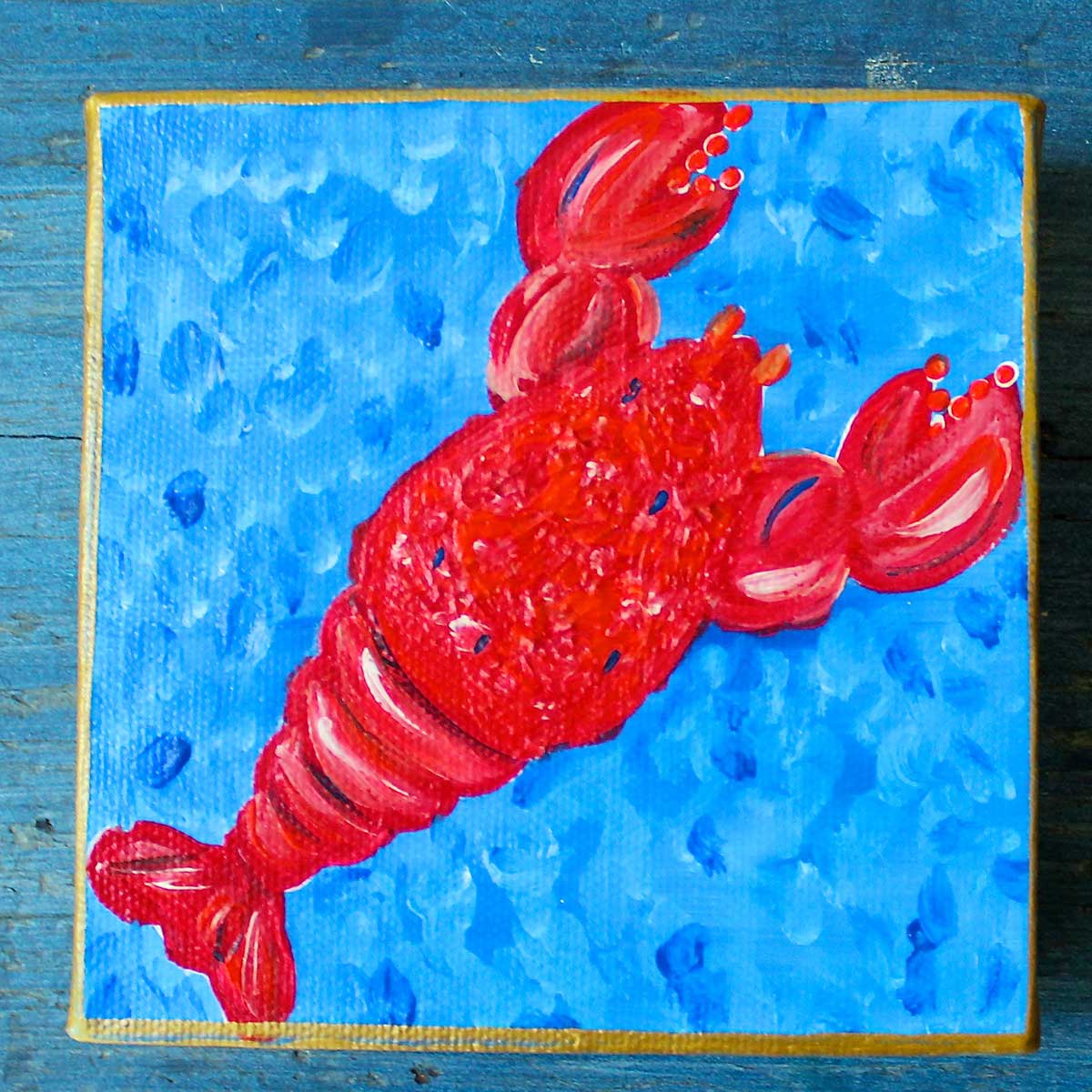 Red Lobster Painting