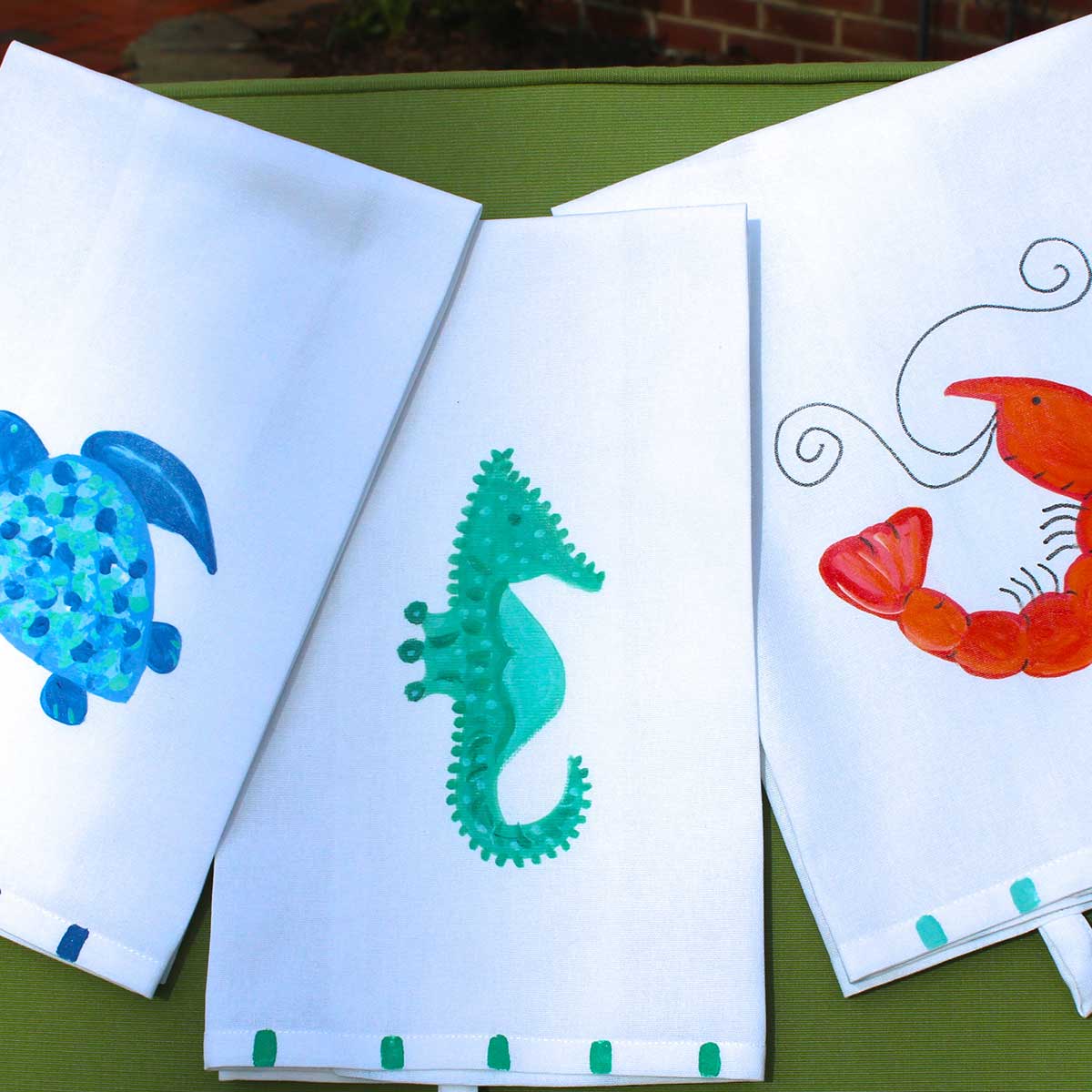 Seahorse Kitchen Towel - Thumbnail 3