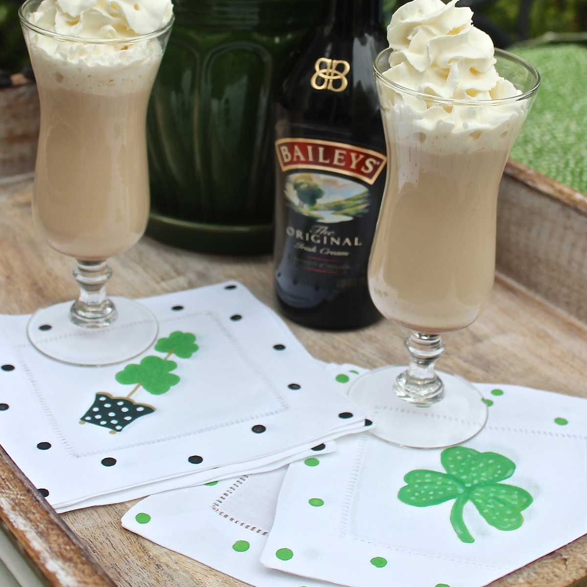 St. Patrick's Day Shamrock Cocktail Napkins