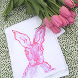 Spring Rabbit Tea Towel
