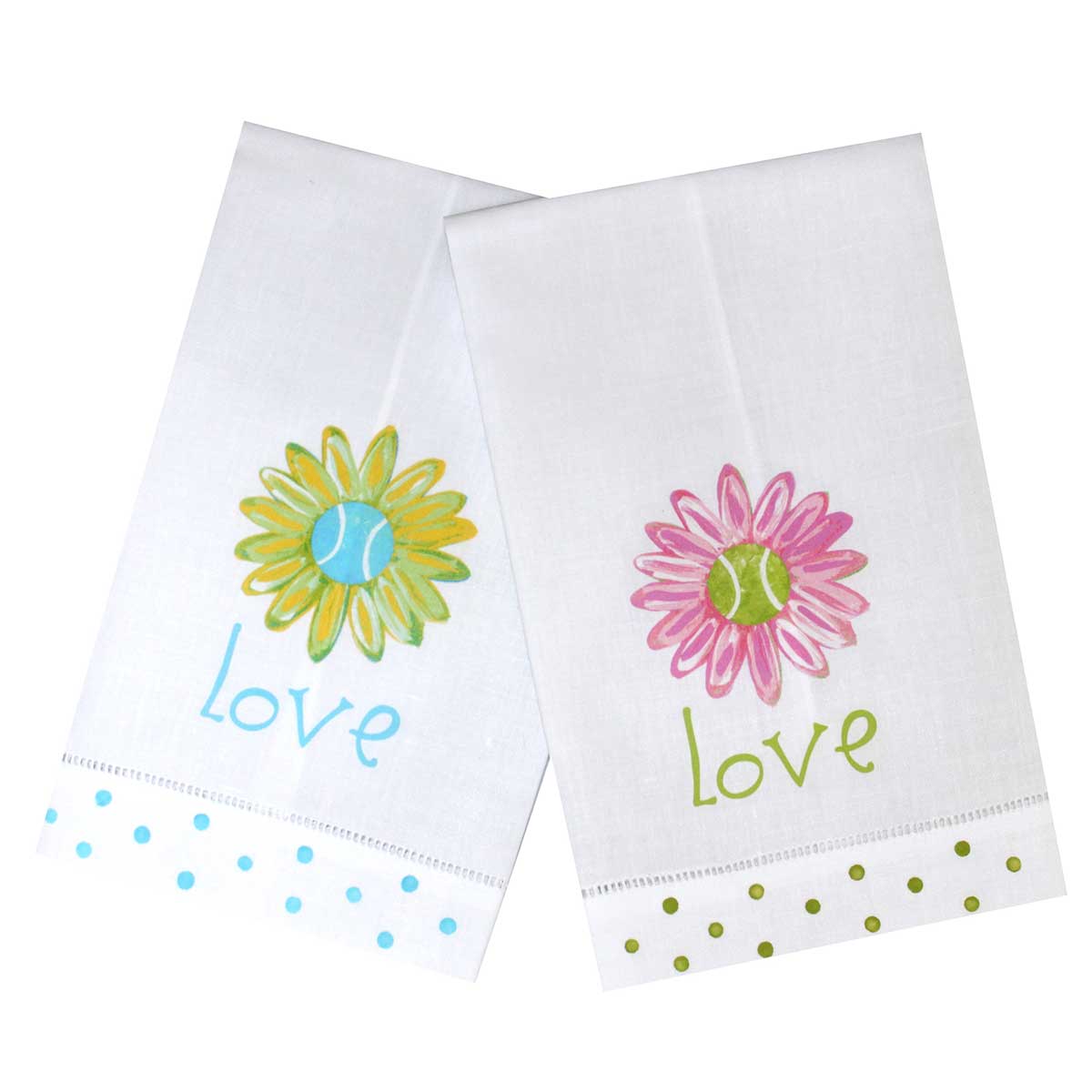 Tennis Love Linen Guest Towels