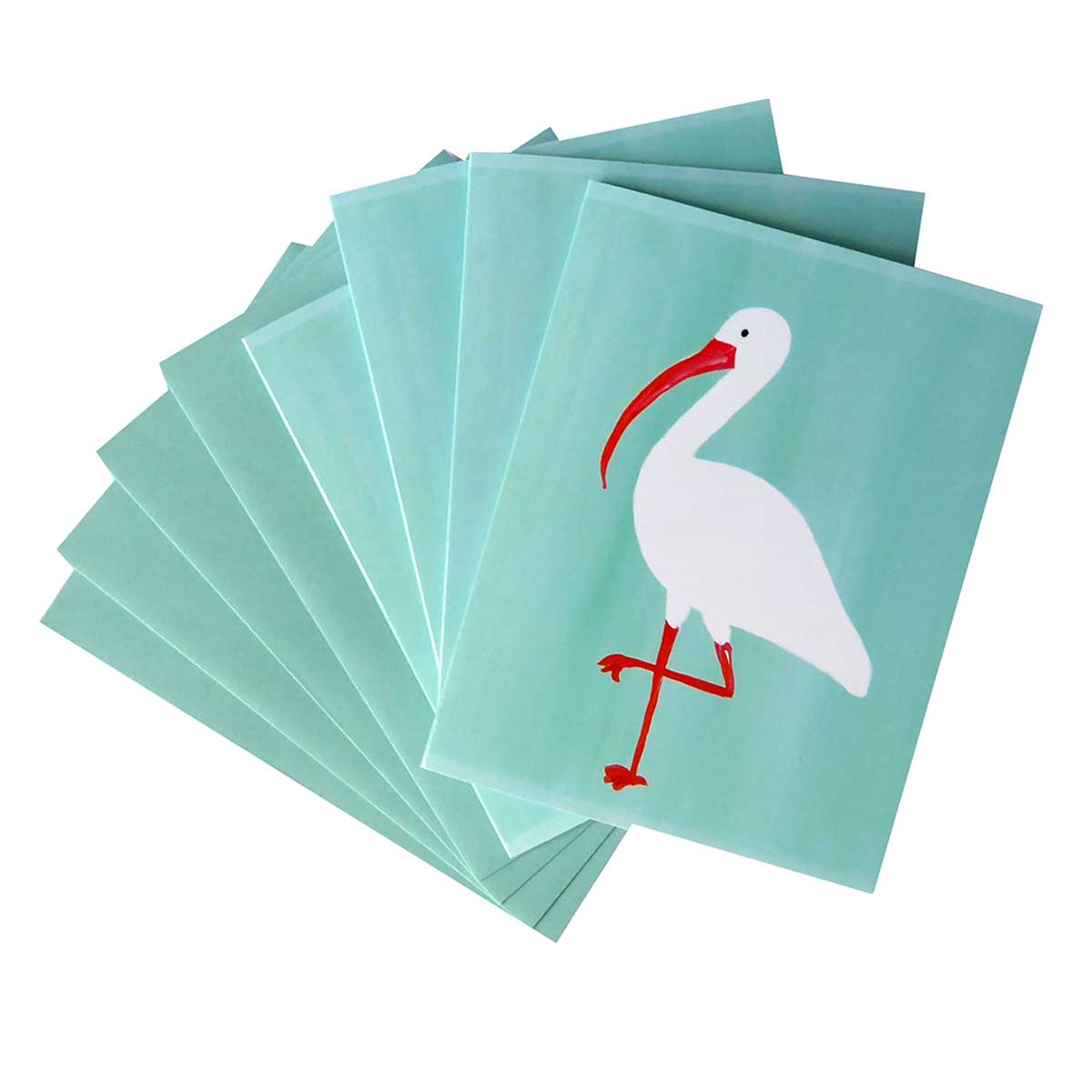 Tropical White Ibis Notecard Set