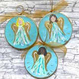 Angel Hand Painted Ornament