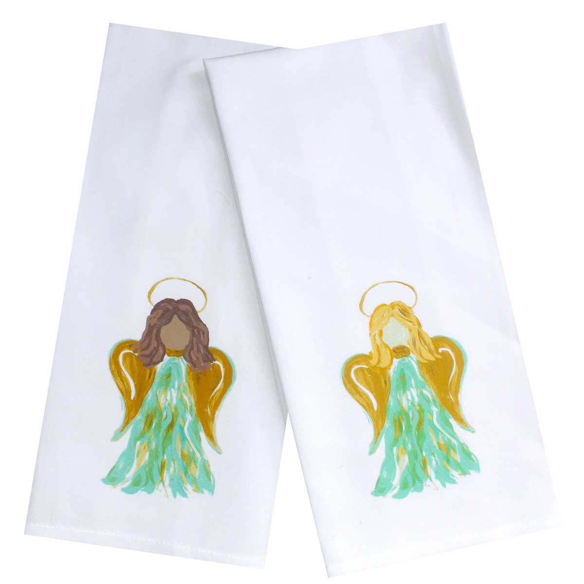 Turquoise Angel Tea Towel