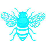 Turquoise Honey Bee Bib