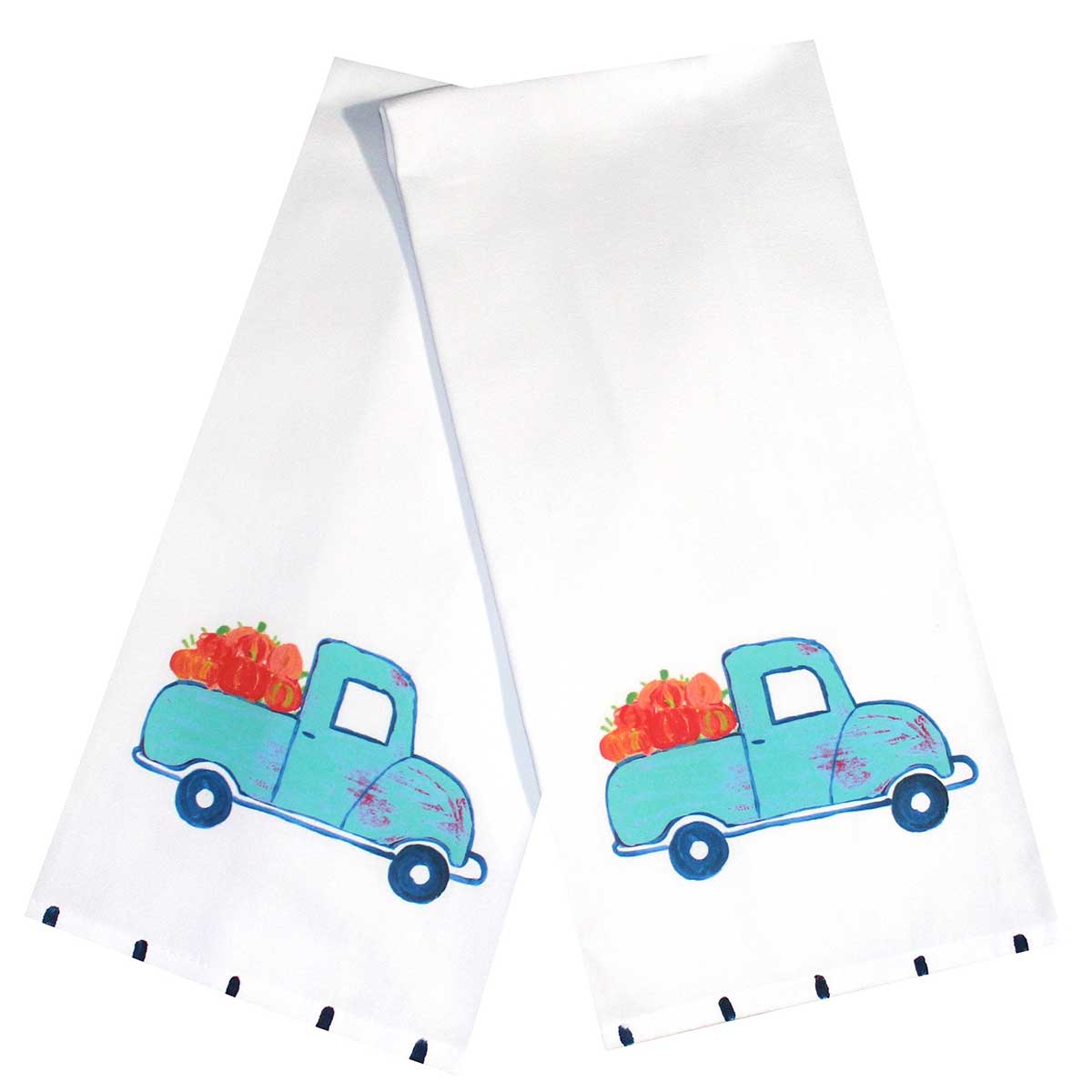 Pumpkin Truck Tea Towel