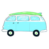 Turquoise VW Surf Van Creeper