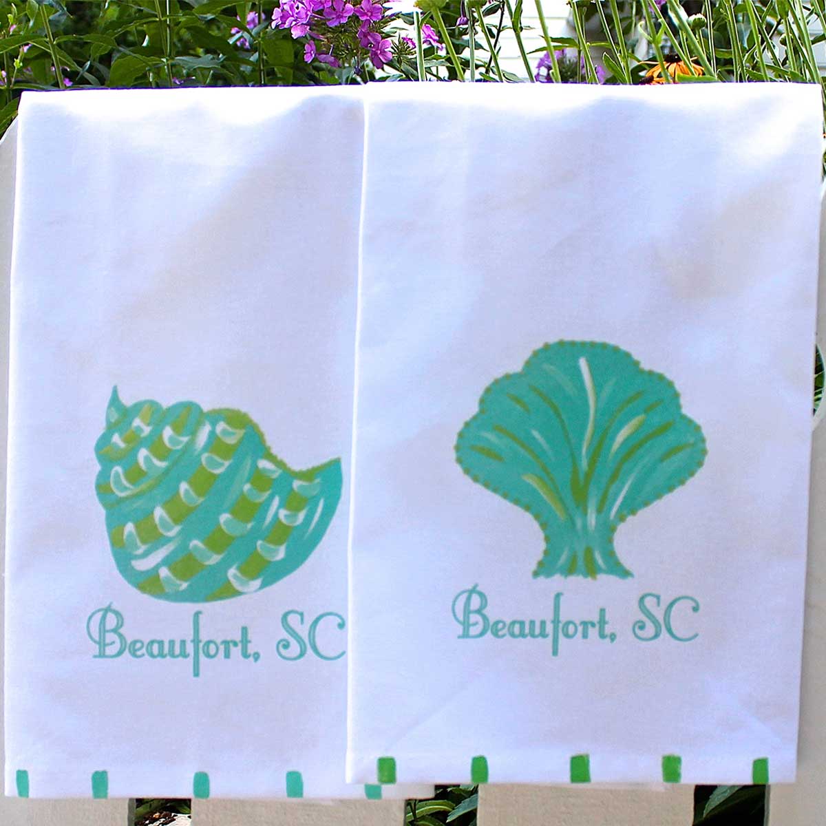 https://www.lemondaisydesign.com/cdn/shop/products/Turquoise-and-Lime-Shell-Kitchen-Towels.jpg?crop=center&height=1200&v=1614459560&width=1200