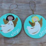 Angel of Joy Hand Painted Ornaments